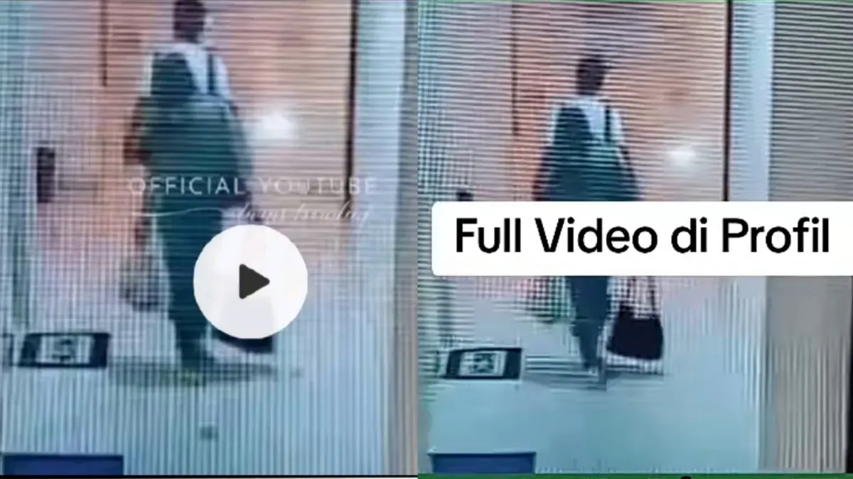 Video rekaman CCTV Ridwan Kamil dan Aura Kasih di hotel diduga beredar di media sosial. (Sumber: TikTok)