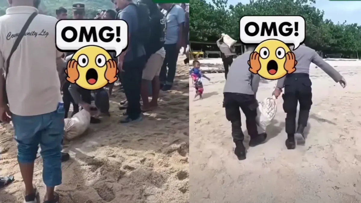 Video Penyitaan Diduga Emas Ilegal oleh Polisi Viral (Sumber: Facebook/@Medan Daily)