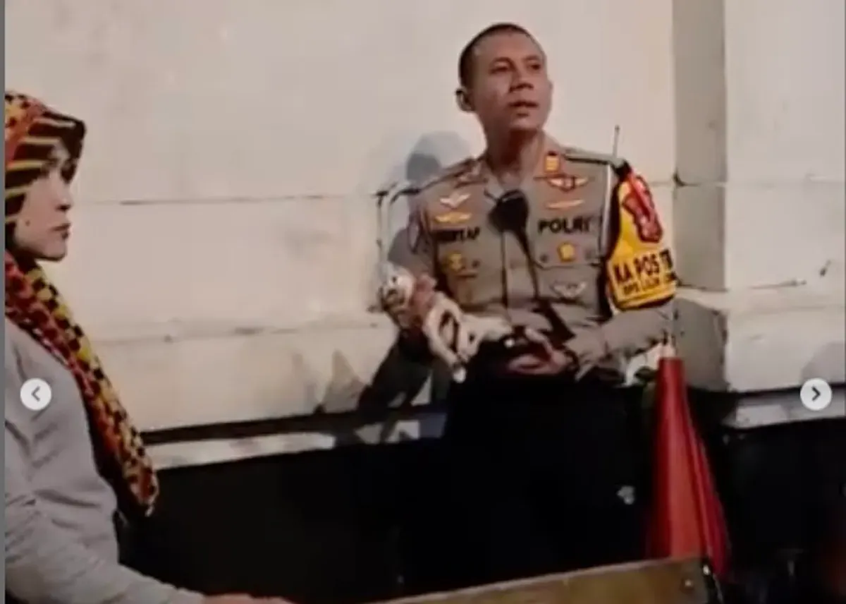 Seekor kucing mati usai diserang anjing Husky di Asia Afrika Bandung (Sumber: Instagram/@folkshitt)