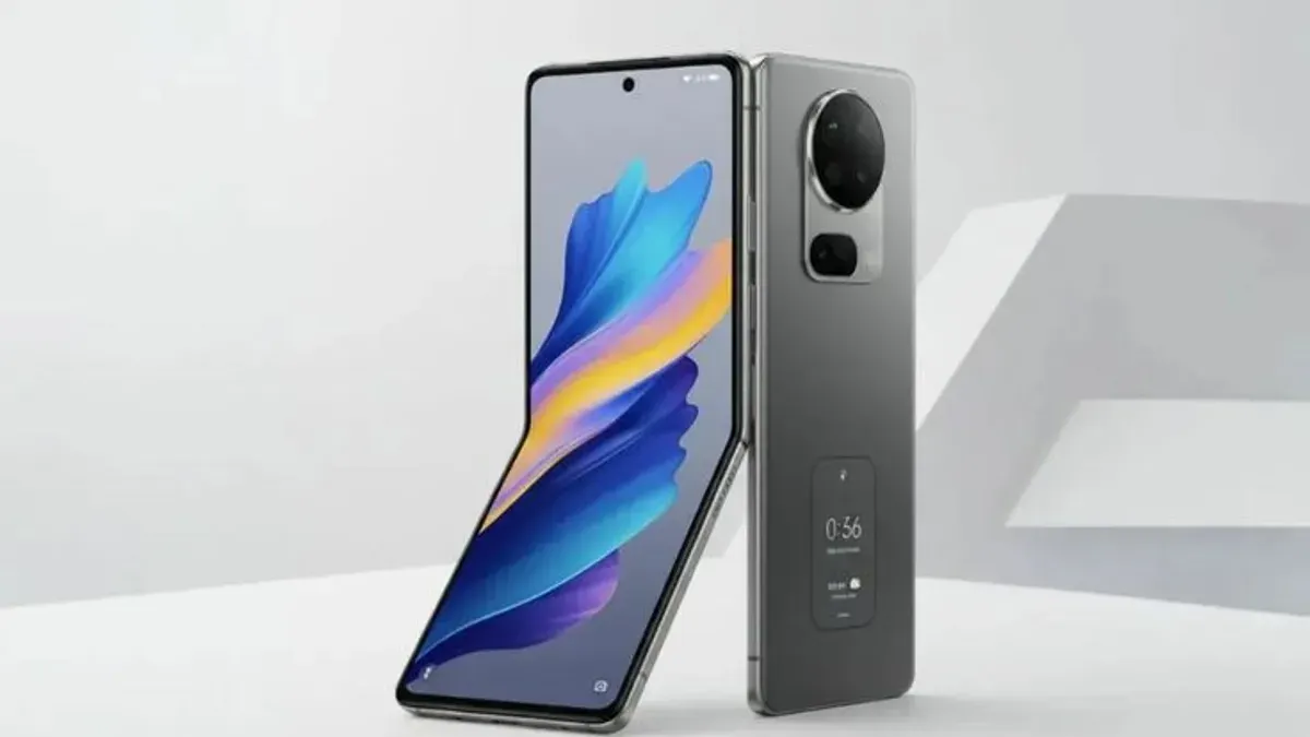 Oppo Find N6 tampil dengan desain lipat premium, layar OLED luas, dan engsel generasi terbaru yang minim lipatan. (Sumber: Dok/Oppo)