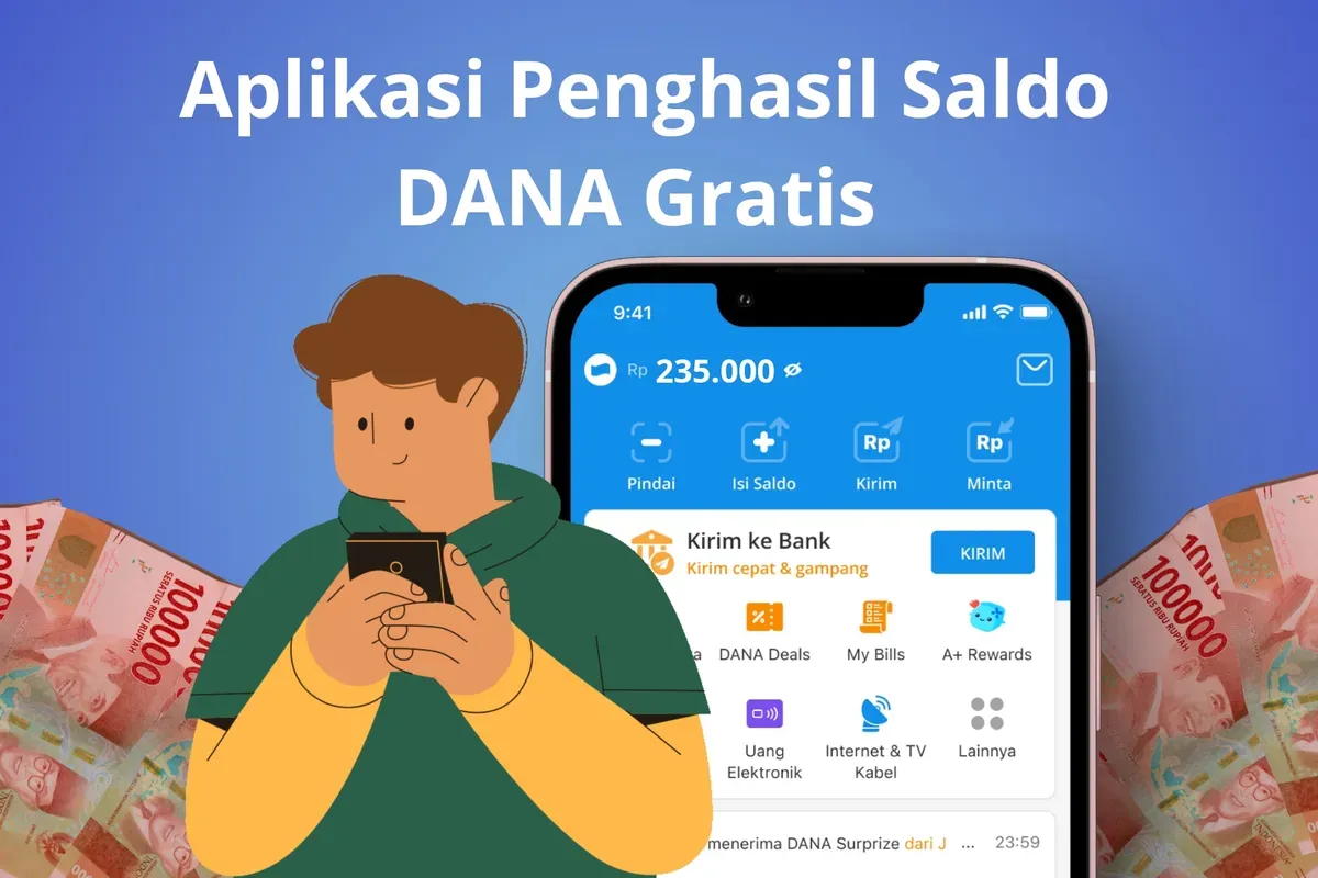 Tips memilih aplikasi penghasil saldo DANA gratis terpercaya dan tercepat 2025. (Sumber: Poskota/Audie Salsabila)