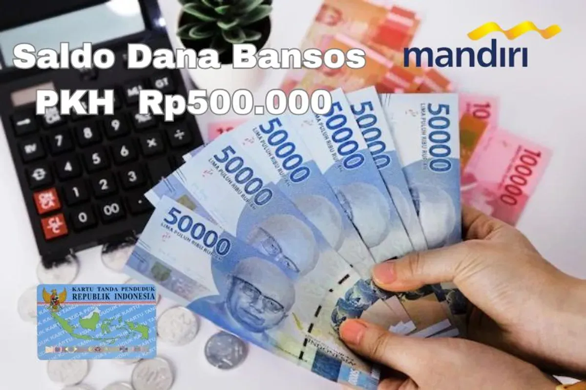 NIK e-KTP atas nama Anda masuk validasi by system sebagai penerima saldo dana Rp500.000 dari bansos PKH 2024 via Bank Mandiri. (Sumber: Poskota/Syania Nurul Lita Baikuni)