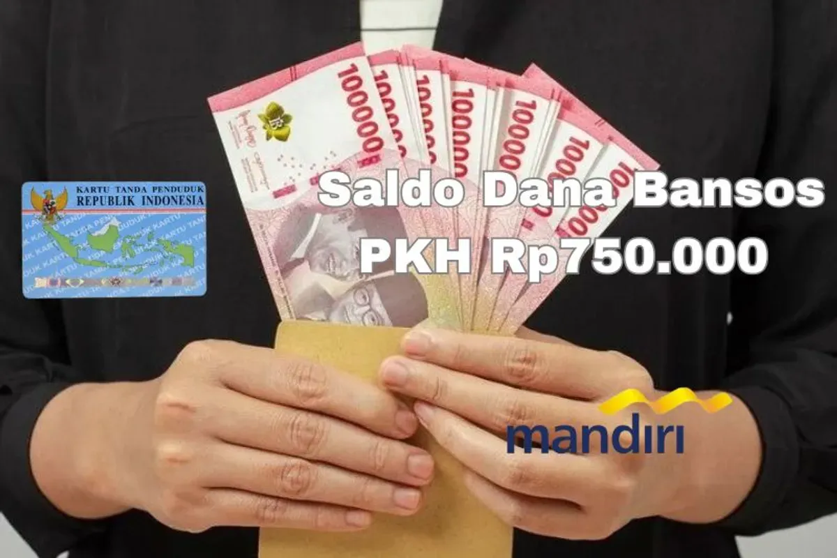 NIK e-KTP atas nama Anda telah masuk daftar validasi by system sebagai penerima saldo dana bansos dari PKH 2024 Rp750.000 via Bank Mandiri (Sumber: Poskota/Syania Nurul Lita Baikuni)