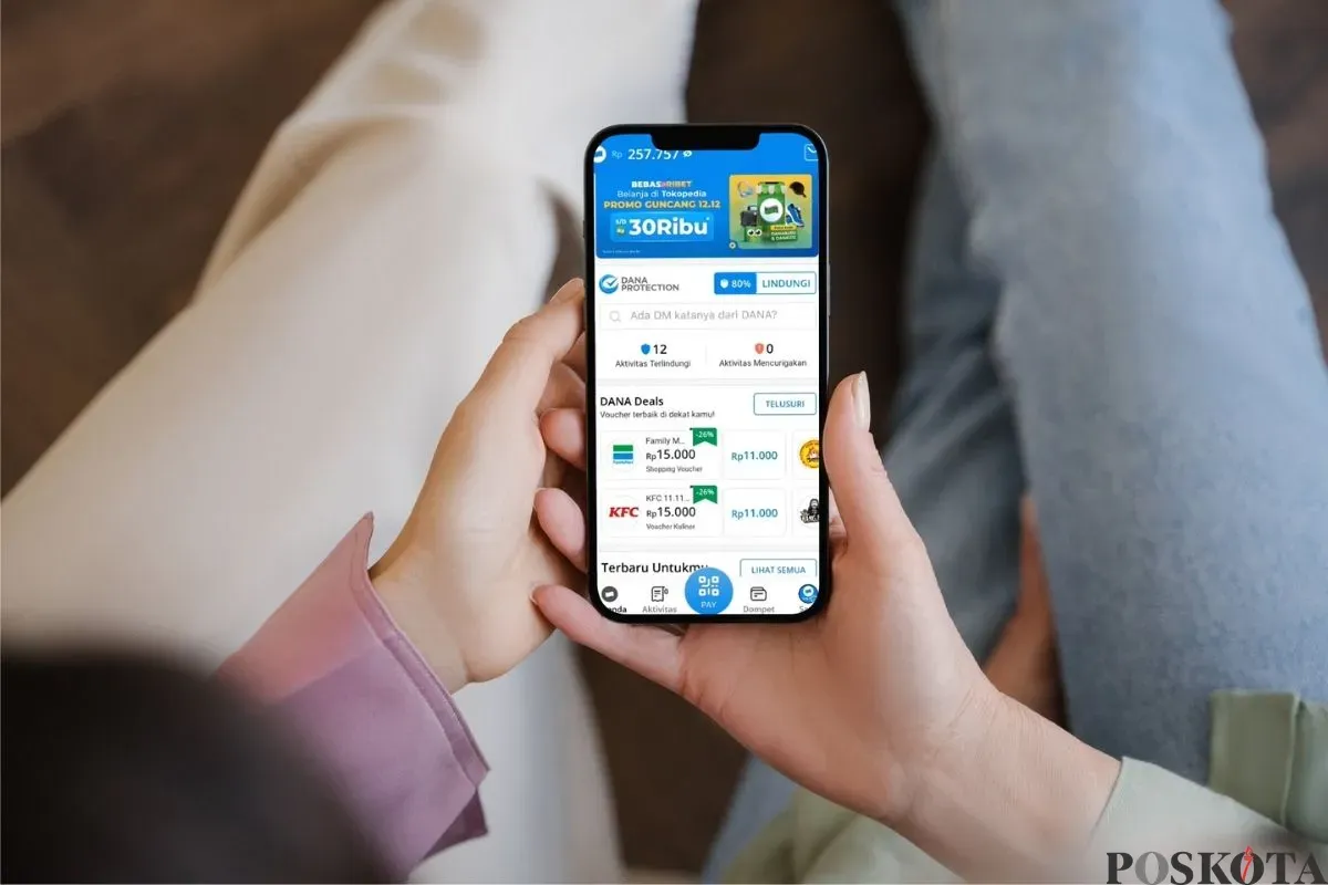 Cara pinjam saldo DANA tanpa Paylater. (Sumber: Poskota/Arip Apandi)
