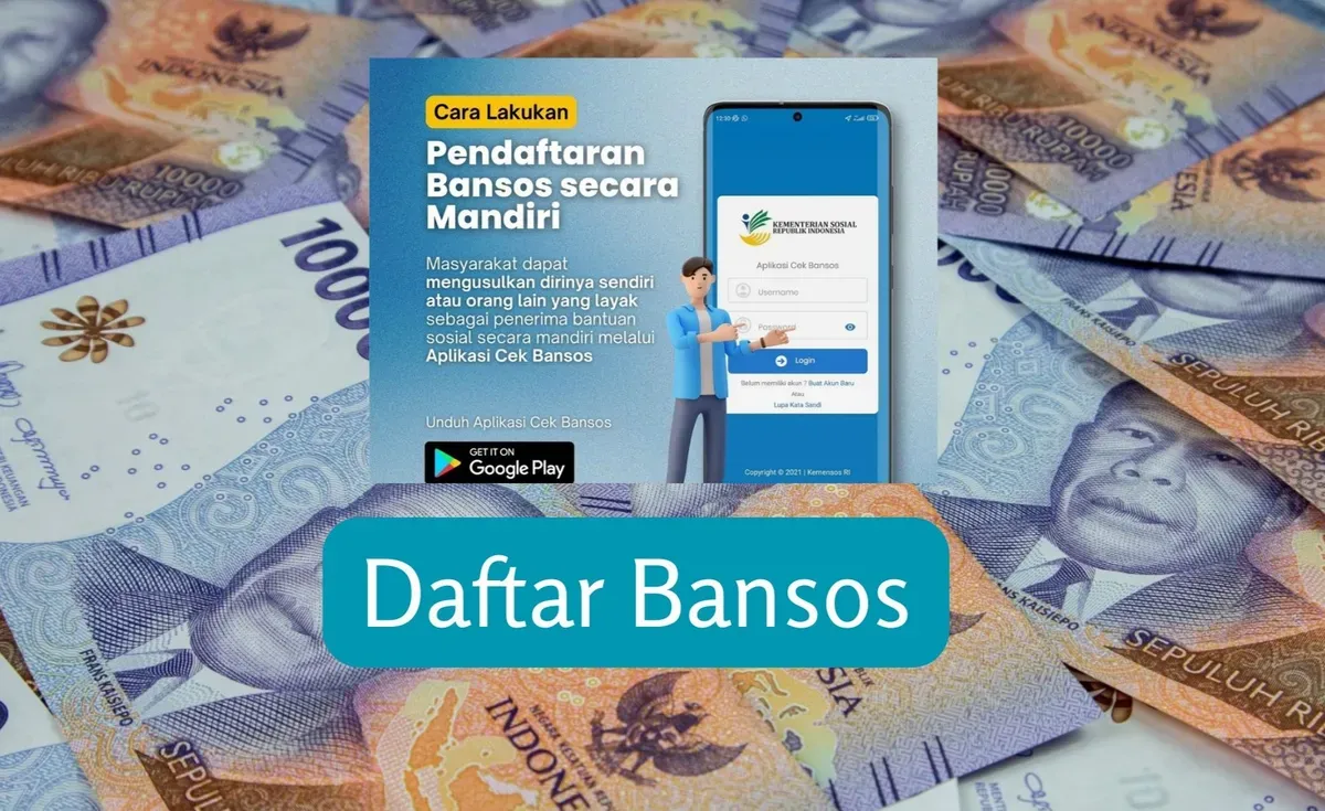 Daftar Bansos PKH melalui aplikasi Cek Bansos. (Canva)