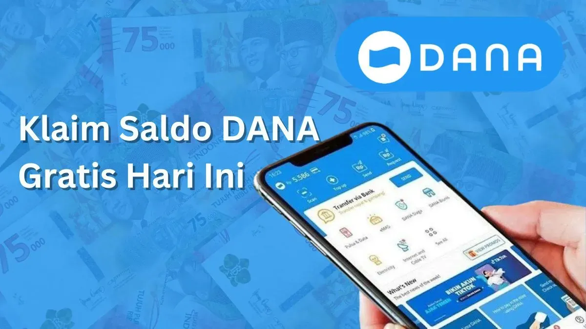 Cara mendapatkan saldo DANA gratis dengan mudah. (Sumber: Poskota/Faiz)