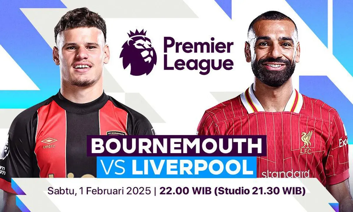 Link live streaming Bournemouth vs Liverpool. (Sumber: Vidio)