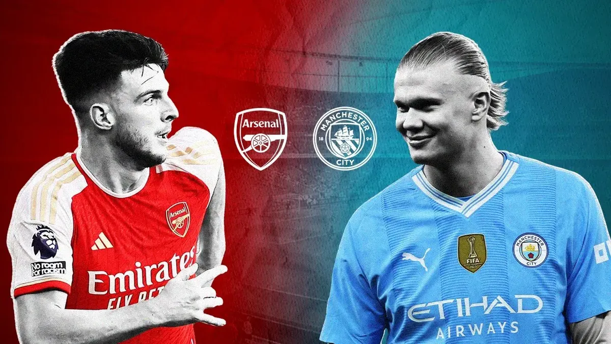 jadwal pertandingan, prediksi dan link live streaming super big match Arsenal vs Man City. (Sumber: X/ LTsports77)