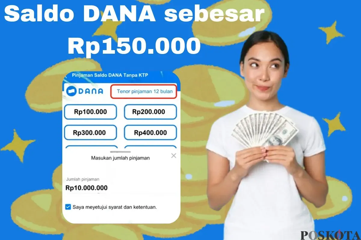 Aplikasi penghasil uang terbaru untuk mendapatkan saldo DANA gratis. (Sumber: Poskota/Arip Apandi)