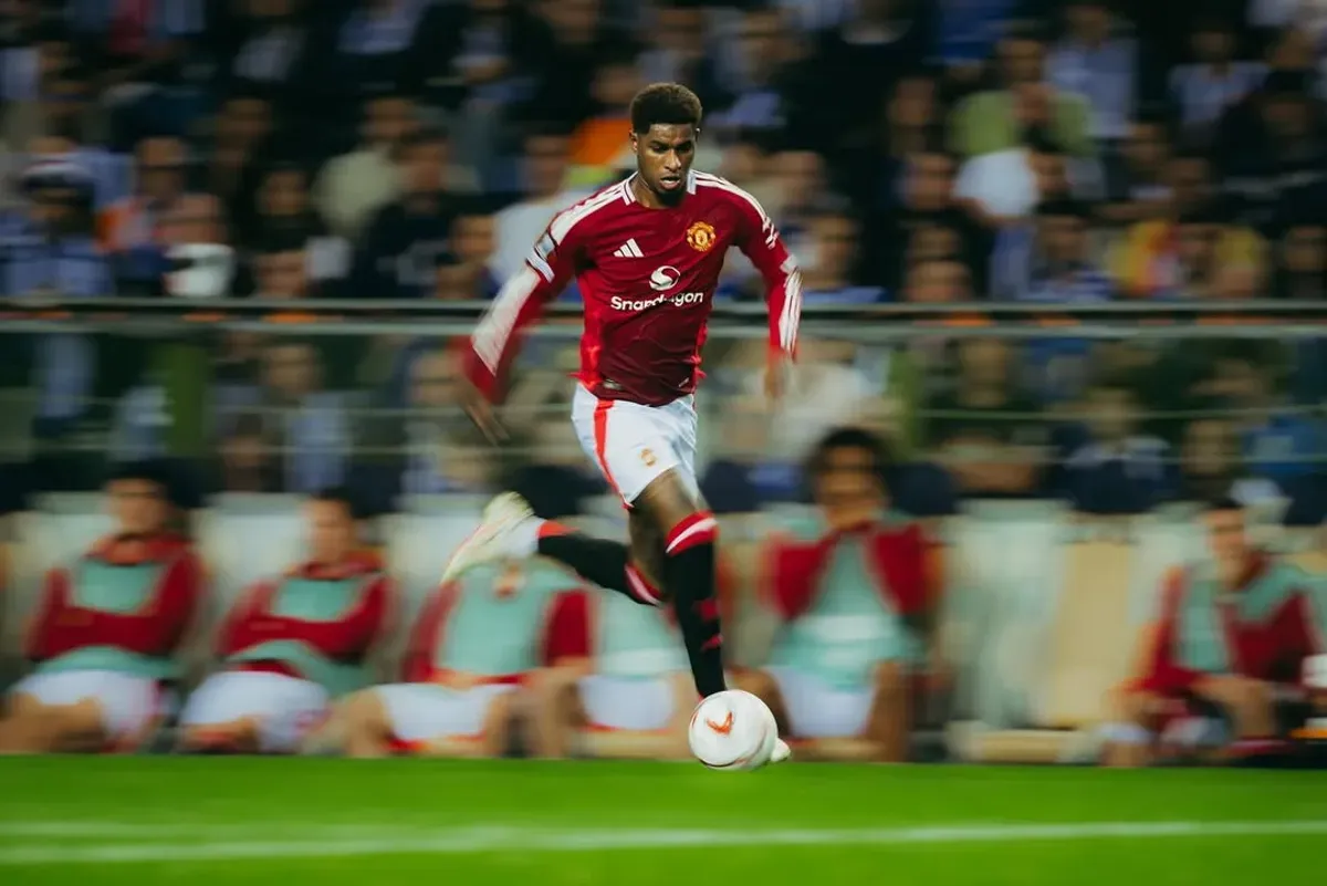 Marcus Rashford dikabarkan meninggalkan Manchester United untuk bergabung dengan Aston Villa. (Sumber: Instagram/@marcusrashford)