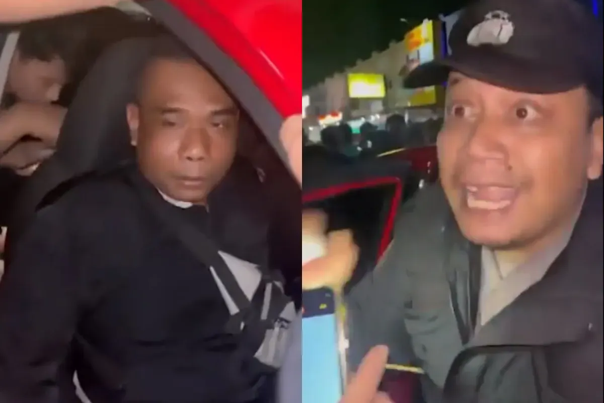 Dua polisi di Semarang diduga terlibat dalam pemerasan terhadap sepasang kekasih. (Sumber: Tangkap Layar X/@neVerAlOne)