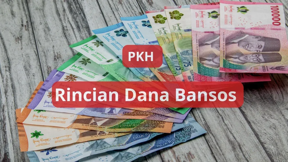 Rincian Dana Bansos PKH periode 2025. (Canva)