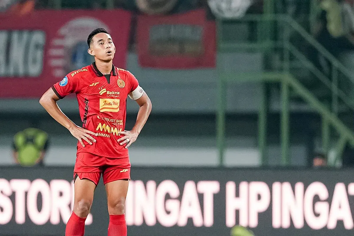 Rizky Ridho dipastikan absen saat Persija menghadapi PSM karena skorsing. (Sumber: Instagram @persija)