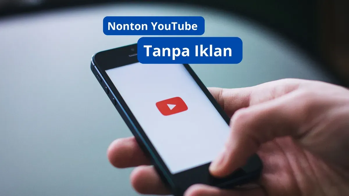 Cara gunakan aplikasi tambahan nonton film atau video YouTube tanpa iklan. (Canva)