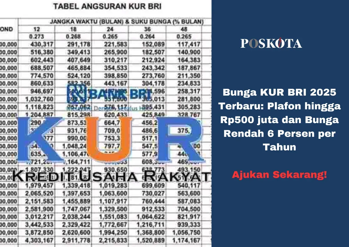 BRI tetap menjadi pilihan utama bagi UMKM dalam mengakses modal usaha melalui program KUR dengan bunga rendah dan proses mudah. (Sumber: Poskota/Yusuf Sidiq)