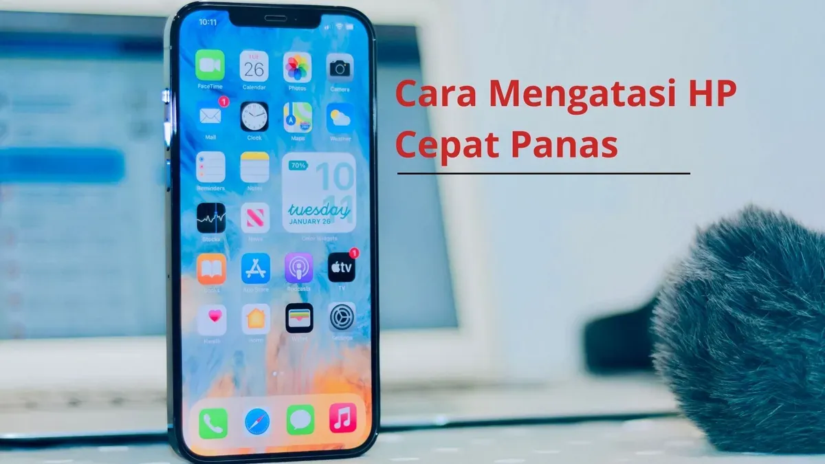 Cara mengatasi HP cepat panas. (Canva)