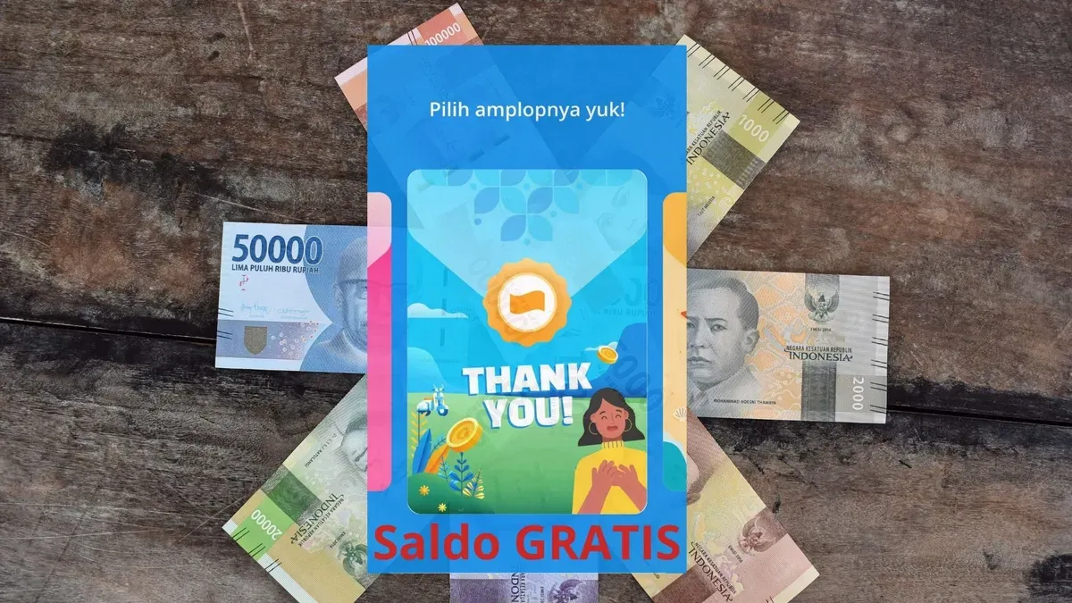 Klaim uang gratis gunakan aplikasi penghasil Saldo DANA. (Canva)