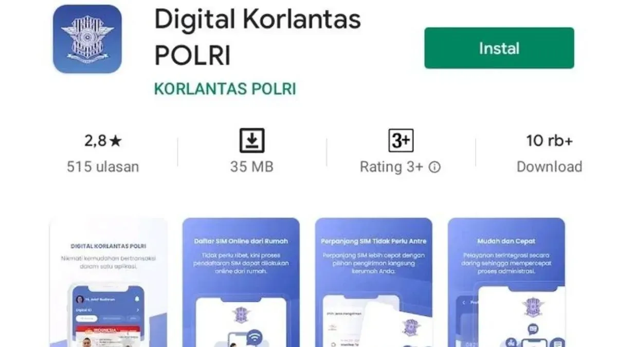 Begini cara buat SIM online di aplikasi. (Sumber: Istimewa)