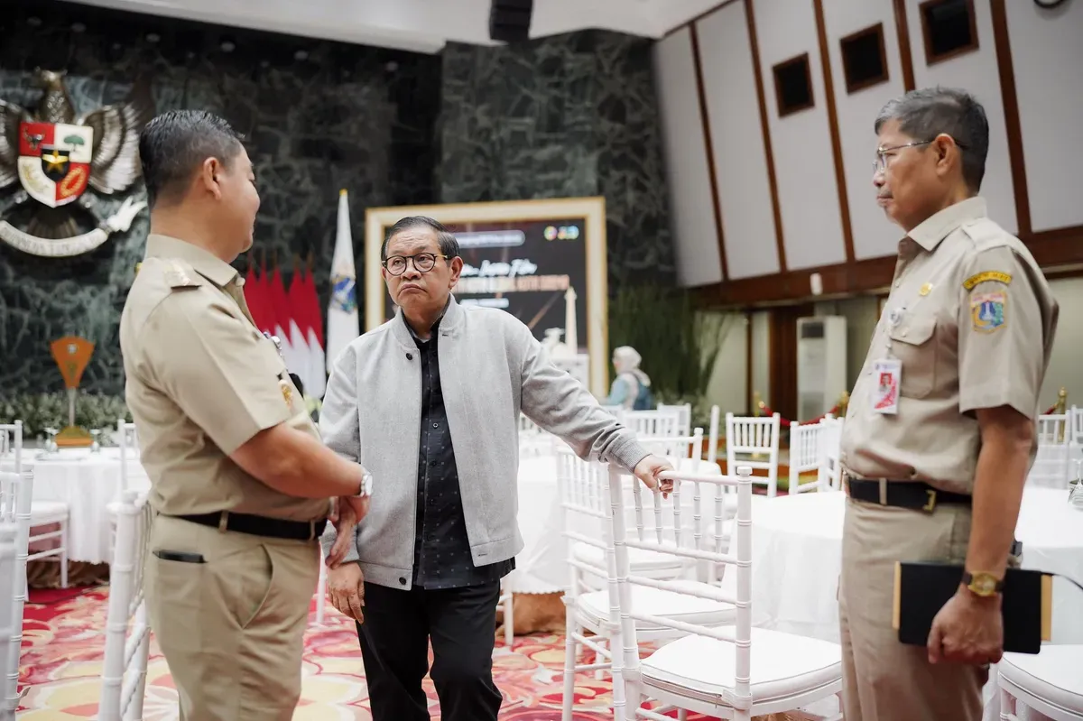 Gubernur Jakarta terpilih, Pramono Anung saat bertandang ke Balai Kota, Jakarta Pusat, Selasa, 4 Februari 2025. (Sumber: Dok. Tim Transisi)