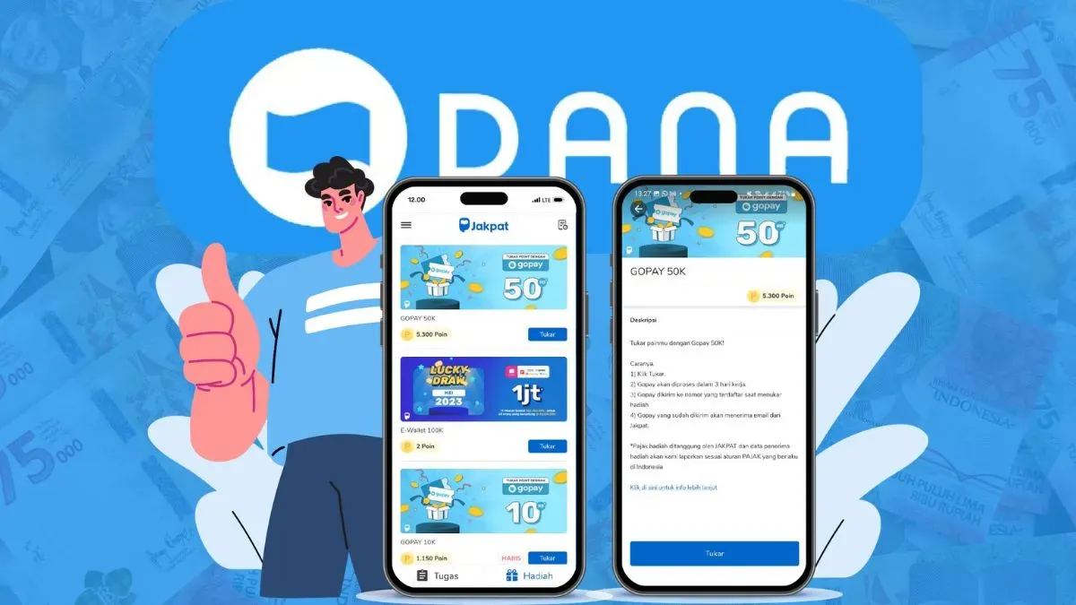 Klaim saldo DANA gratis dari isi survei online. (Sumber: Poskota/Faiz)