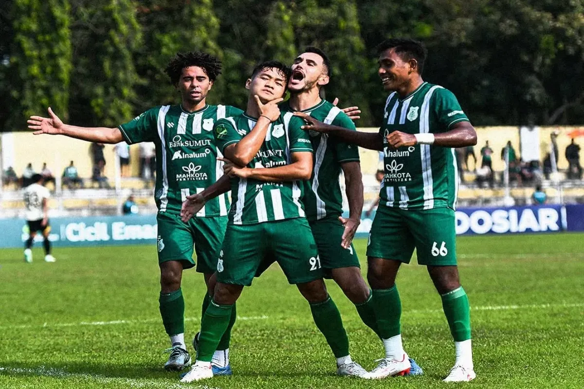 PSMS Medan lanjutkan tren positif di babak playoff degradasi Liga 2, usai kalahkan Nusantara United, Selasa 4 Februari 2025. (Foto: Instagram/@official_psmsmedan)