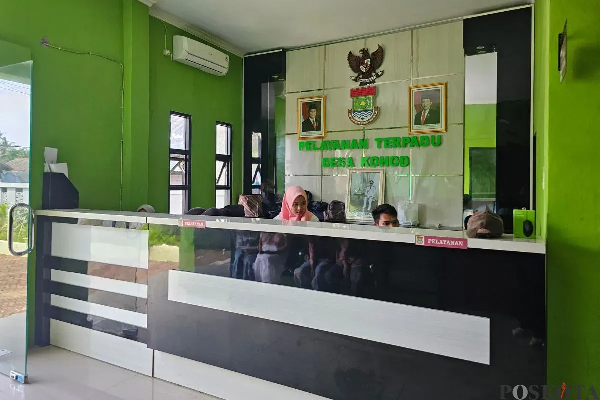 Situasi Kantor Desa Kohod, Kecamatan Pakuhaji, Kabupaten Tangerang, Rabu, 5 Februari 2025. (Sumber: Poskota/Veronica Prasetyo)