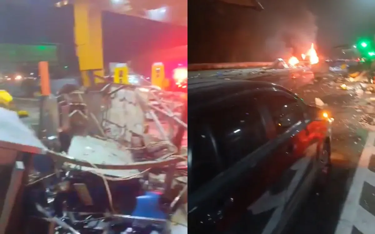 Tangkapan layar kecelakaan di Gate Tol Ciawi. (Sumber: X/@txtdaribogor)