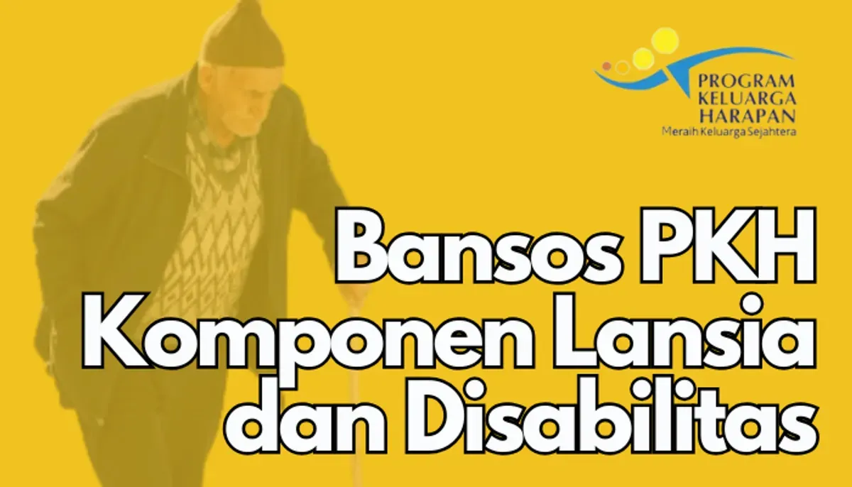 Disabilitas dan Lansia merupakan salah satu komponen yang masuk Bansos PKH. (Sumber: Pexels/Ebahir/Edited Dadan)