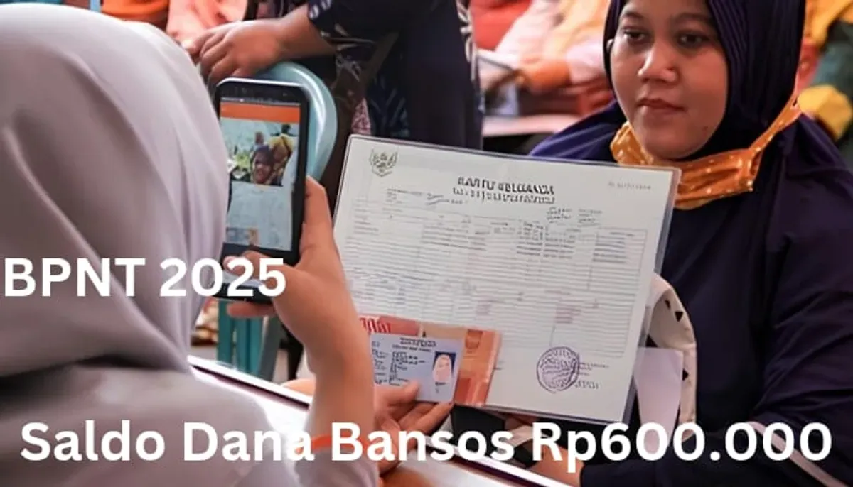 NIK e-KTP atas nama kamu terdata di DTKS berhak terima saldo dana bansos Rp600.000 dari subsidi BPNT 2025 via Rekening KKS. (Sumber: Poskota/Gabriel Omar Batistuta)