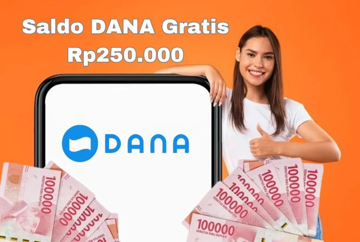 Cara klaim saldo DANA Gratis Rp250.000 langsung masuk dompet elektronik. (Sumber: Poskota/Syania Nurul Lita Baikuni)