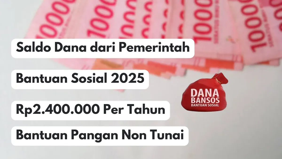 Saldo Dana Rp2.400.000 per tahun akan disalurkan pemerintah kepada KPM pemilik NIK KTP dan KK yang terdaftar sebagai penerima bantuan sosial BPNT. Cek syaratnya di sini (Sumber: Poskota/Herdyan Anugrah Triguna)