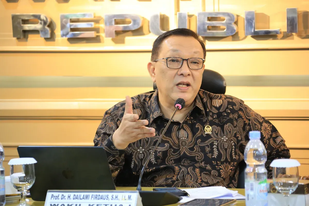 Wakil Ketua Komite III DPD, Prof. Dr. Dailami. (Sumber: Dok. DPD)