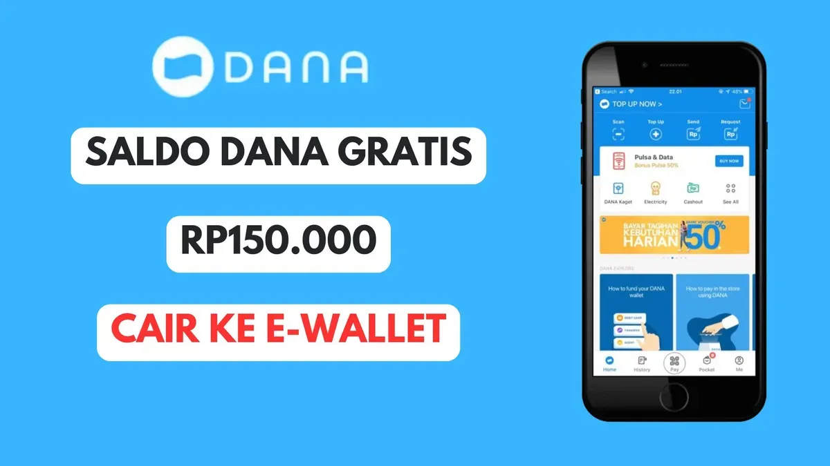 Cairkan saldo DANA gratis hingga RP150.000 melalui fitur DANA kaget. Klaim sekarang (Sumber: Poskota/Herdyan Anugrah Triguna)