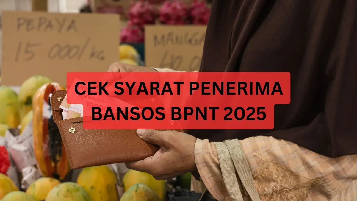 Syarat terima dana bantuan sosial BPNT. (Sumber: Poskota/Legenda Kinanty Putri)