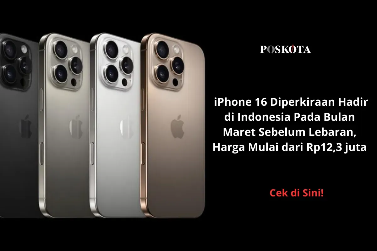 iPhone 16 Pro Max hadir dengan kamera periskop canggih dan harga lebih terjangkau. Siap upgrade? (Sumber: Poskota/Yusuf Sidiq)