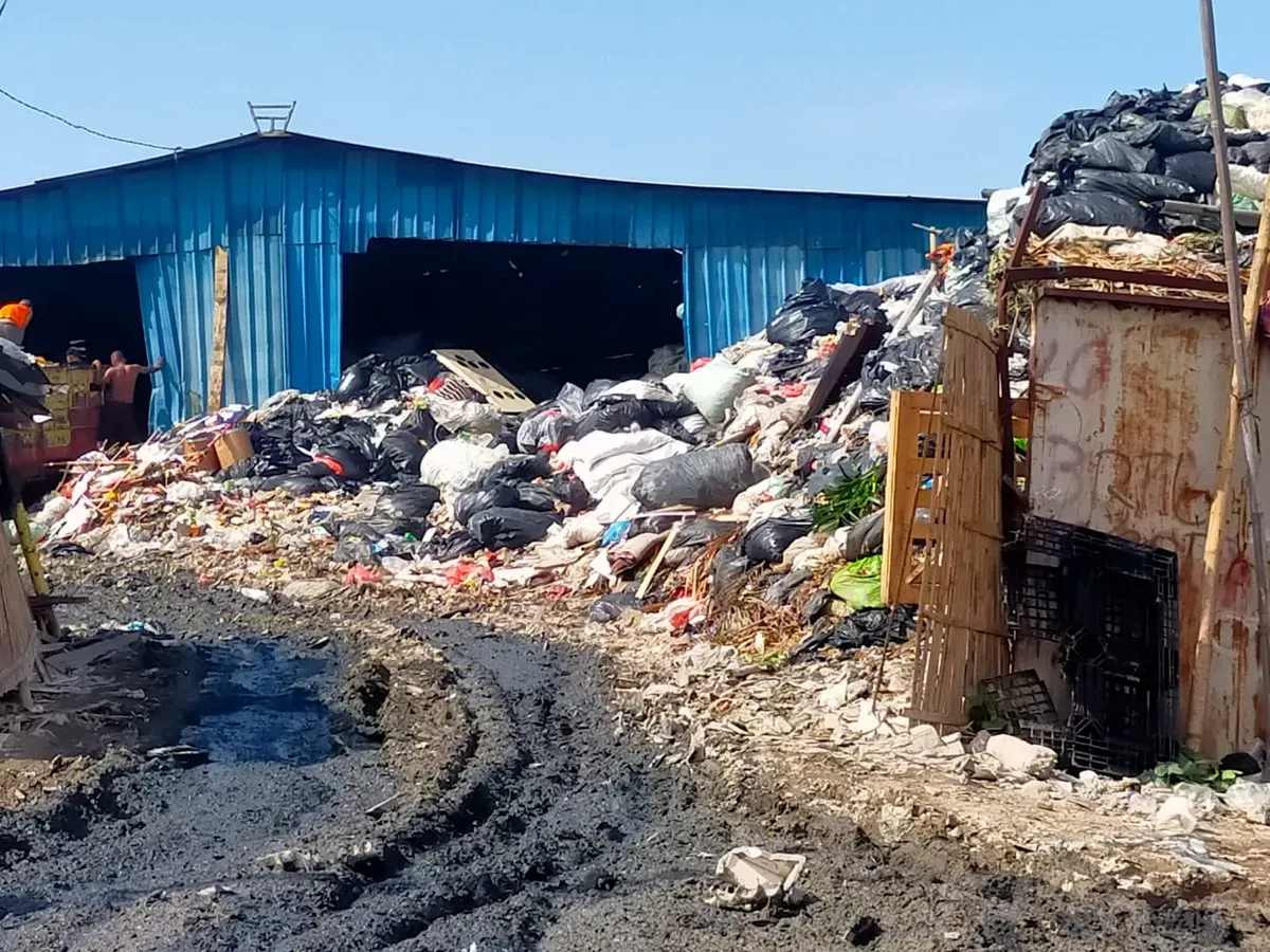 Lokasi tanah bekas rawa di Jalan Kapuk Muara 1, Penjaringan, yang diduga dijadikan tempat pembuangan sampah (TPS) liar. (Sumber: Dok. Warga)