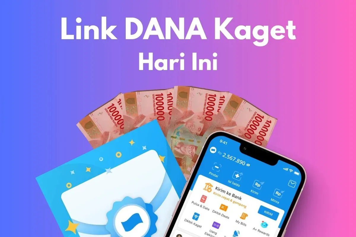 Link DANA Kaget hari ini Jumat, 7 Februari 2025. (Sumber: Poskota/Audie Salsabila)