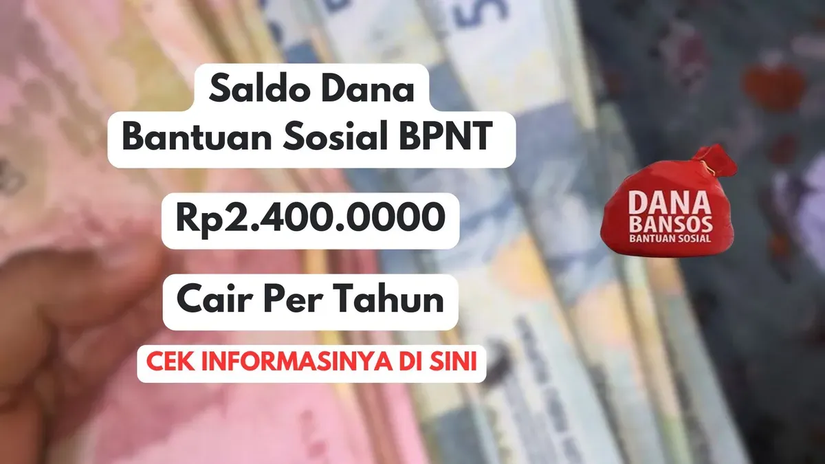 Nama Anda sebagai KPM berhak dapat saldo dana Rp2.400.000 dari pemerintah per tahun melalui program bantuan sosial BPNT. Cek di sini! (Sumber: Poskota/Herdyan Anugrah Triguna)