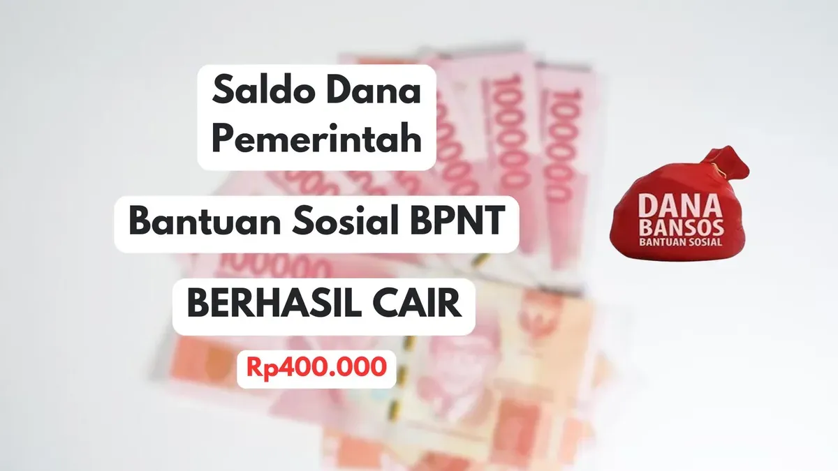 Cair saldo dana Rp400.000 dari pemerintah lewat program bantuan sosial BPNT. Cek di sini infonya! (Sumber: Poskota/Herdyan Anugrah Triguna)