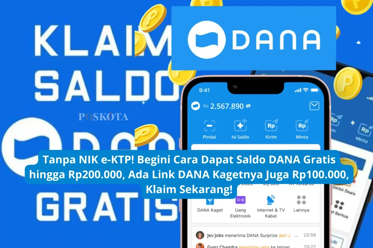 Cuma rebahan bisa dapat uang? Simak cara mendapatkan saldo DANA gratis dari aplikasi Mermaid Tales dan klaim bonus DANA Kaget sekarang juga! (Sumber: Poskota/Yusuf Sidiq)