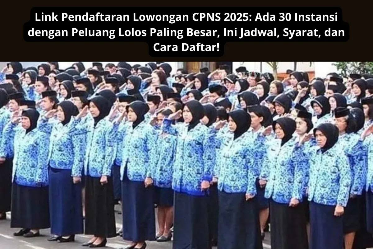 Link pendaftaran lowongan CPNS 2025 (Sumber: Poskota/Yusuf Sidiq)