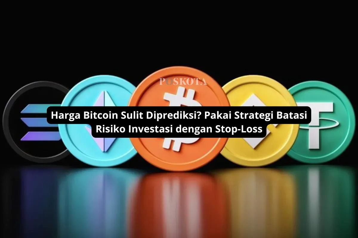 Bitcoin mengalami fluktuasi harga signifikan, mencerminkan volatilitas tinggi di tengah ketidakpastian pasar global. (Sumber: Poskota/Yusuf Sidiq)