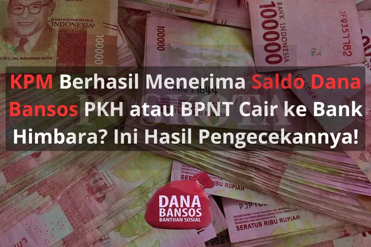 Berikut hasil pengecekan saldo dana bansos PKH atau BPNT 2025 (Sumber: Poskota/Insan Sujadi)