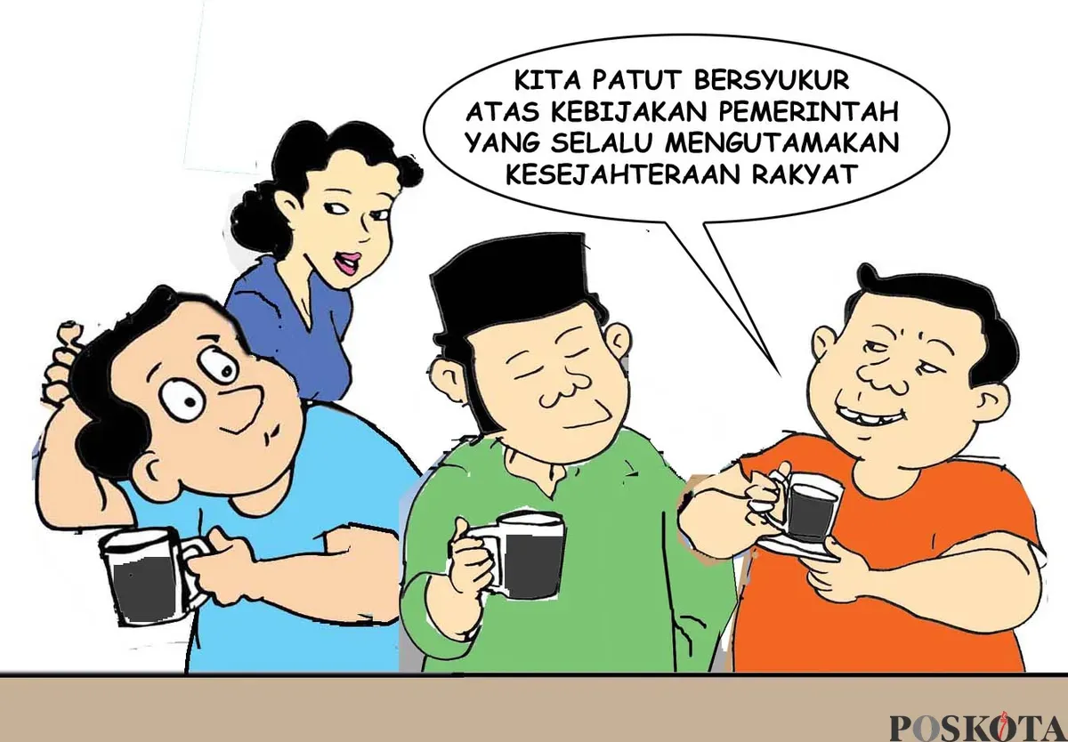 Obrolan warteg. (Sumber: Poskota/Yudhi Himawan)