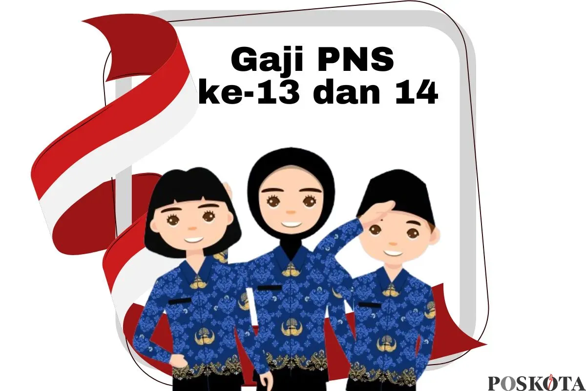 Daftar penerima gaji ke-13 dan 14 PNS. (Sumber: Poskota/Arip Apandi)