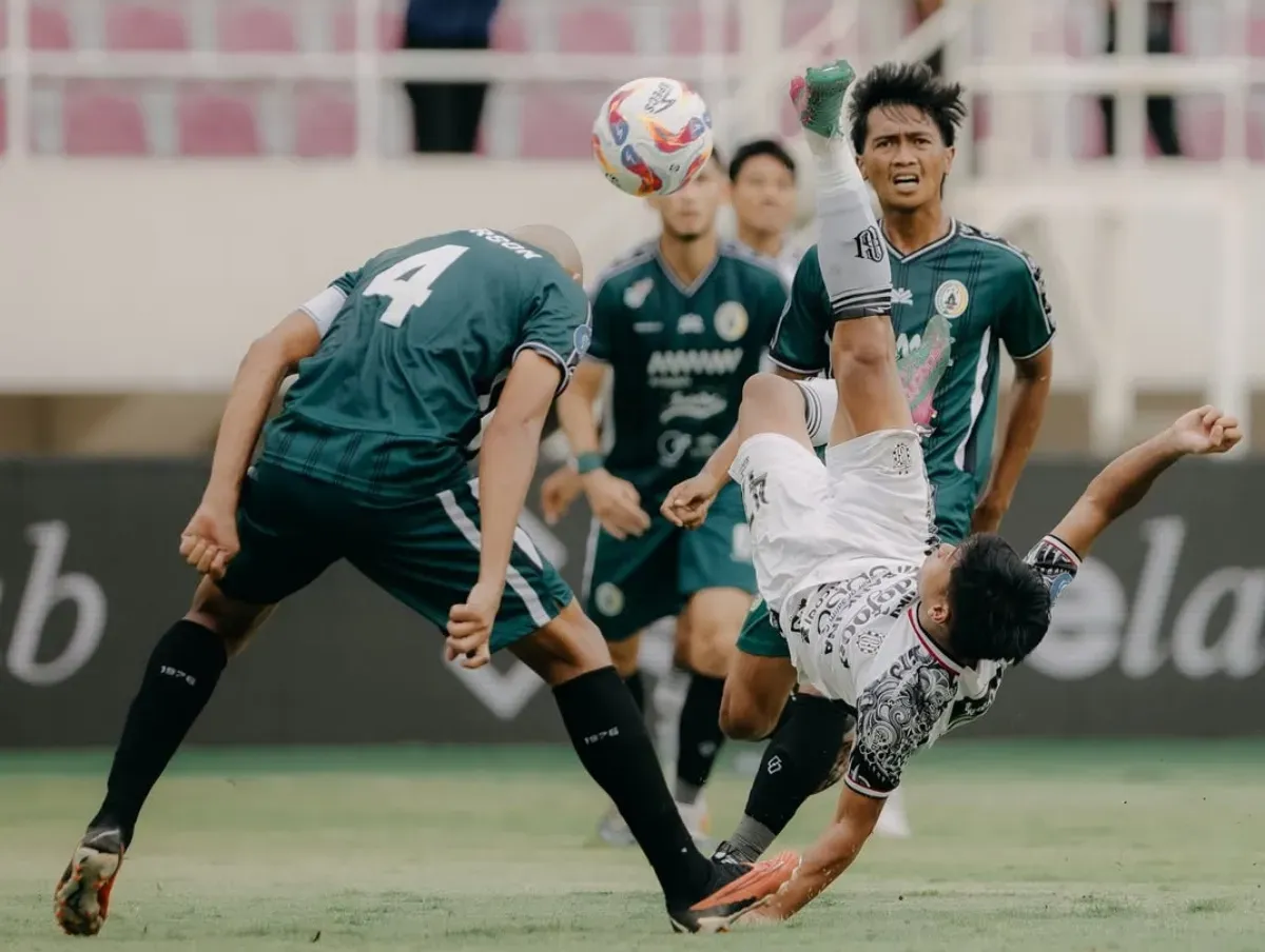 Hasil pertandingan PSS Sleman vs Bali United di pekan 22 Liga 1 2024-25. (Foto: Instagram/@baliunitedfc)