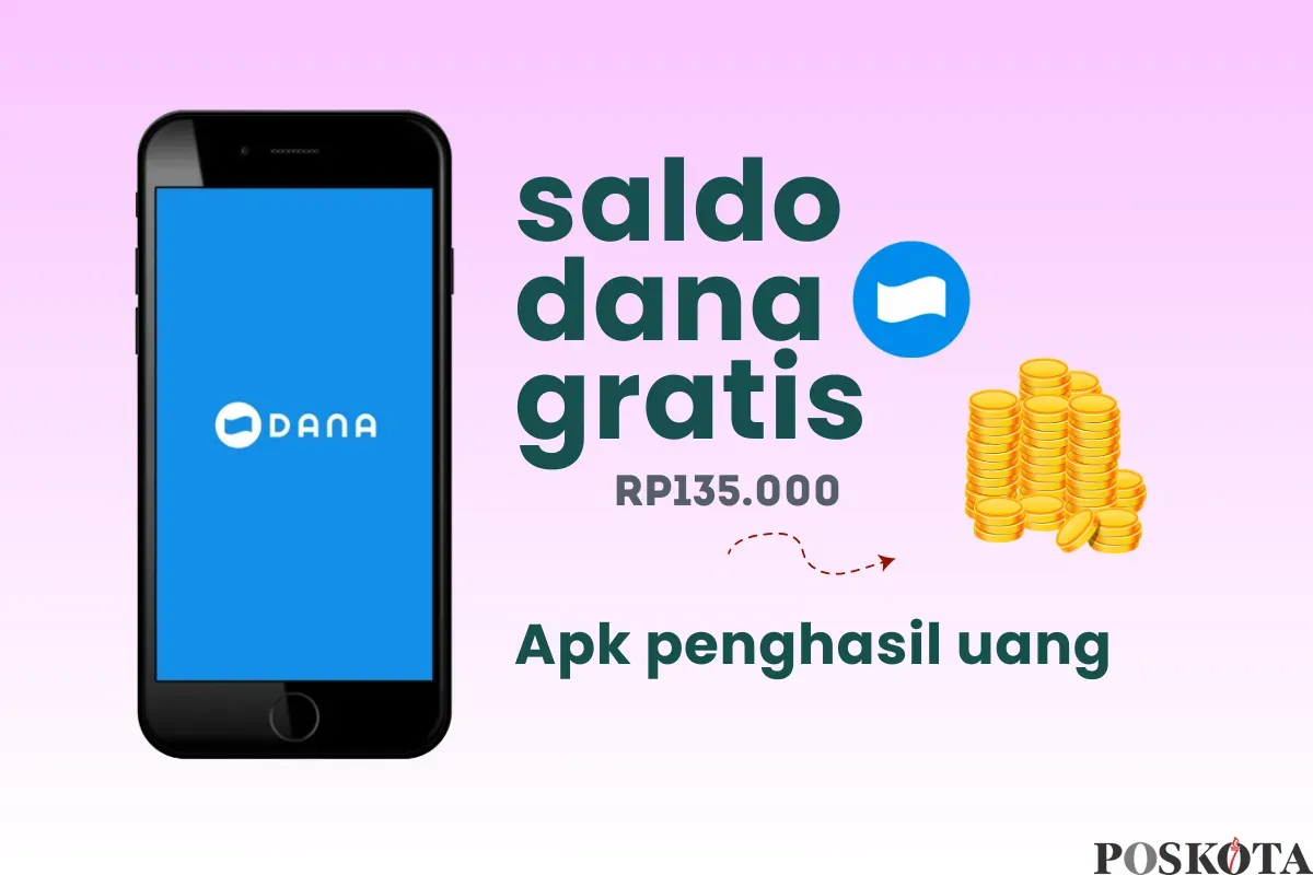 Mainkan aplikasi penghasil uang dan klaim saldo DANA gratis Rp135.000. (Sumber: Poskota/Della Amelia)