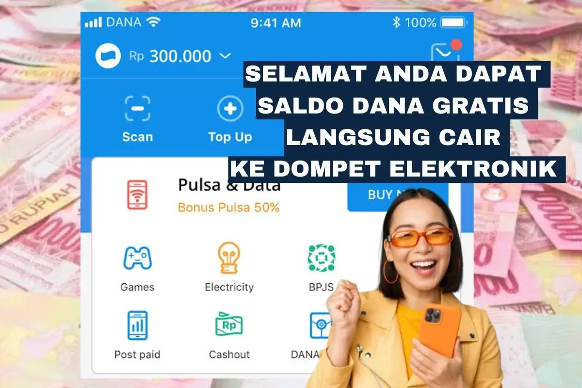 Dapatkan saldo DANA gratis hari ini (Sumber: Poskota/Rivera Jesica Souisa)