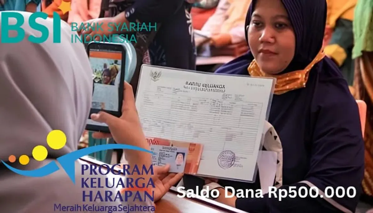 NIK e-KTP dan KK atas kepemilikan nama kamu di wilayah ini terima saldo dana Rp500.000 dari subsidi bansos PKH melalui Rekening BSI. (Sumber: Poskota/Gabriel Omar Batistuta)