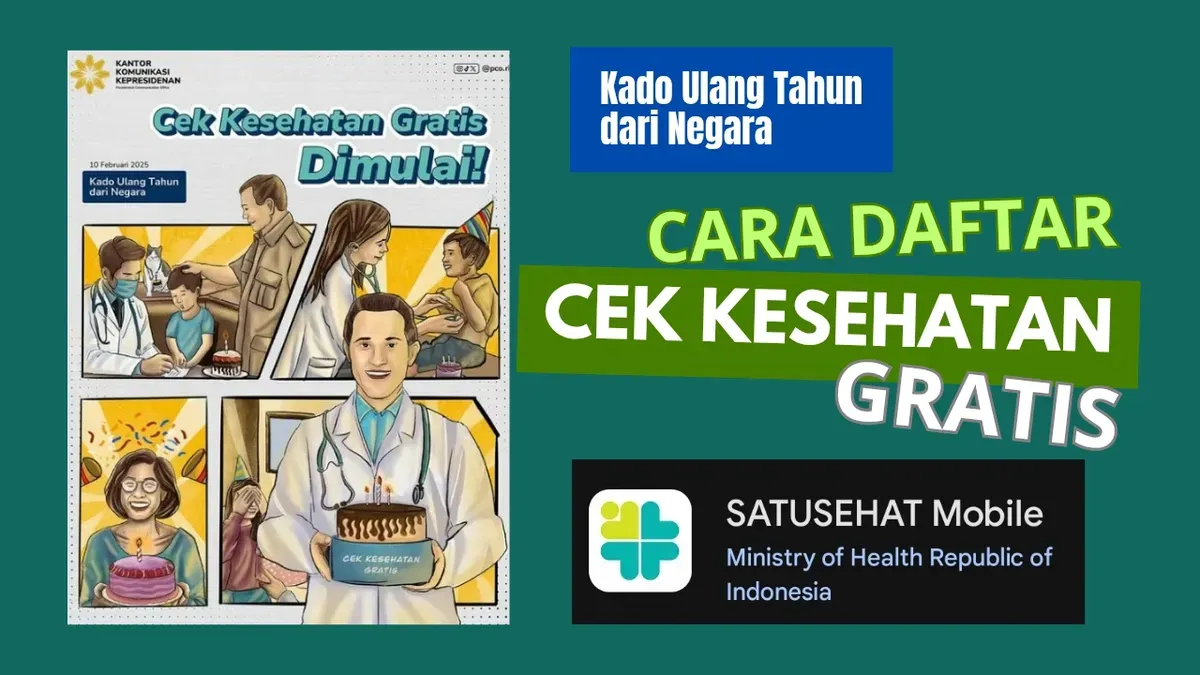 Daftar Cek Kesehatan Gratis menggunakan NIK KTP khusus untuk Anda yang sedang ulang tahun. Jangan lewatkan kesempatan ini. (Sumber: Poskota/Neni Nuraeni/Kemenkes)